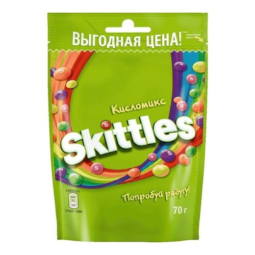 Конфеты жевательные Skittles Кисломикс 70 г