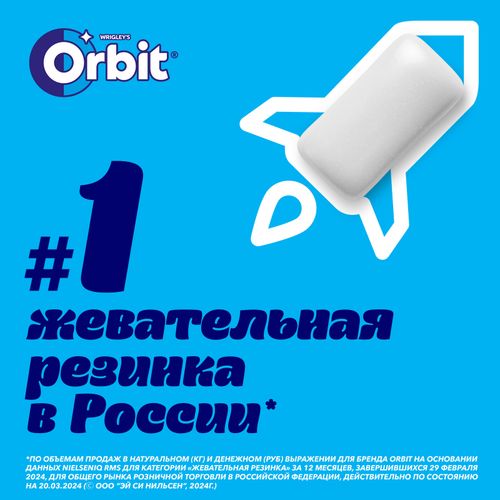 Жевательная резинка Orbit XXL клубника-банан 20,4 г