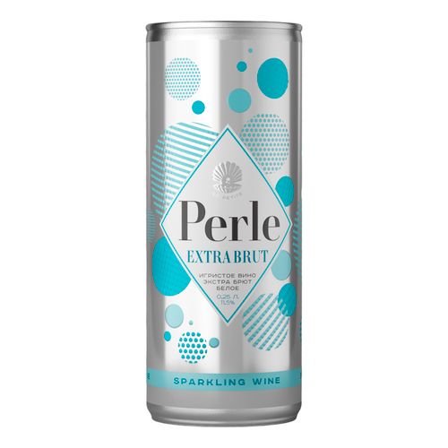 Вино игристое Perle La Petite белое экстра брют 250 мл Россия