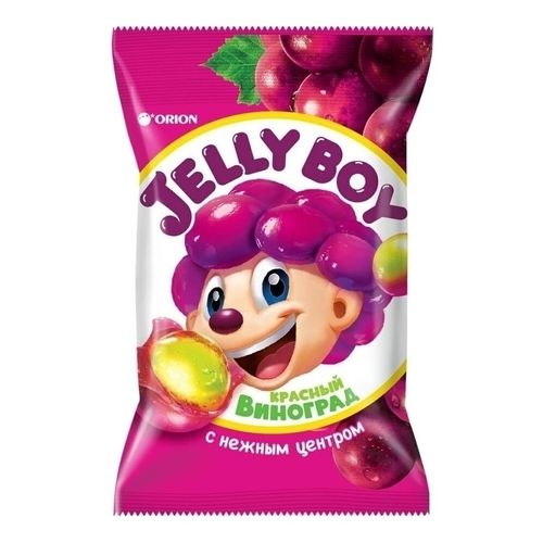 Мармелад Orion Jelly Boy жевательный со вкусом красного винограда 66 г