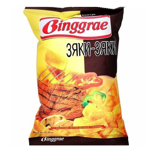 Чипсы пшеничные Binggrae Зяки-зяки Пулькоги 50 г