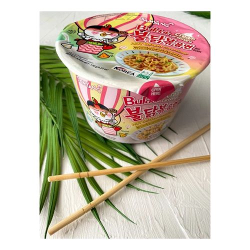 Лапша Samyang острая курица и соус карбонара 120 г