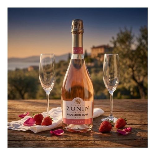 Вино игристое Zonin Prosecco розовое брют 750 мл Италия
