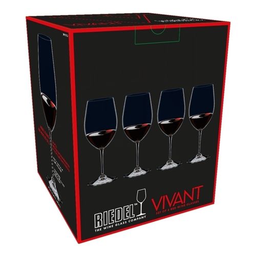 Набор бокалов для красного вина Riedel Vivant 560 мл 4 шт