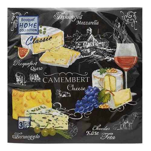 Салфетки бумажные Bouquet Home collection Classic Застолье 20 шт