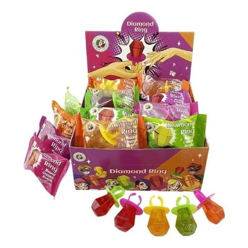 Леденец карамельный Dendy Candy Diamond Ring 15 г в ассортименте (вид по наличию)