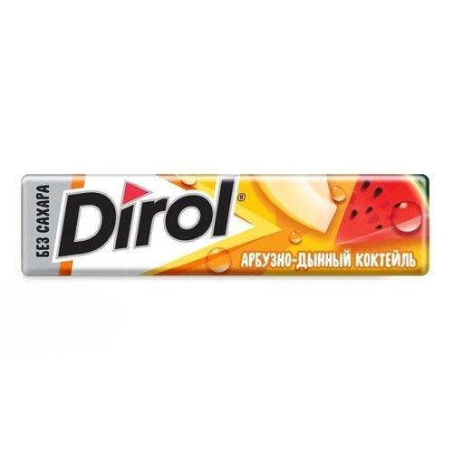 Жевательная резинка Dirol Арбузно-дынный коктейль 13,6 г