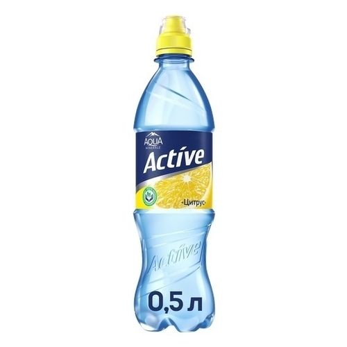 Вода ароматизированная питьевая Aqua Minerale Active цитрус негазированная 500 мл