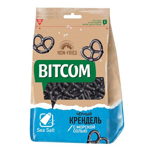 Крендельки Bitcom с морской солью 50 г