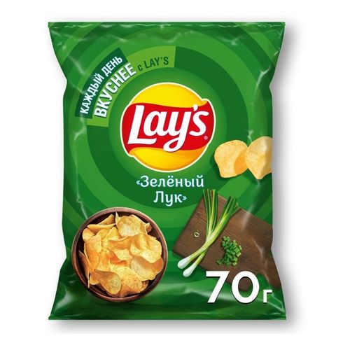 Чипсы картофельные Lay's лук 70 г