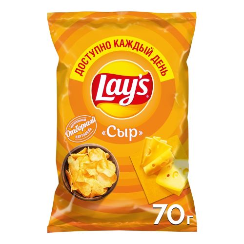 Чипсы картофельные Lay's сыр 70 г