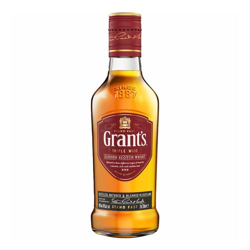 Виски Grant's Triple Wood 3 года купажированный 200 мл Шотландия