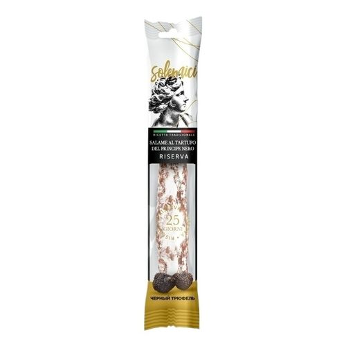 Колбаса сыровяленая Solemici Tartufo del Princepe Nero полусухая 110 г