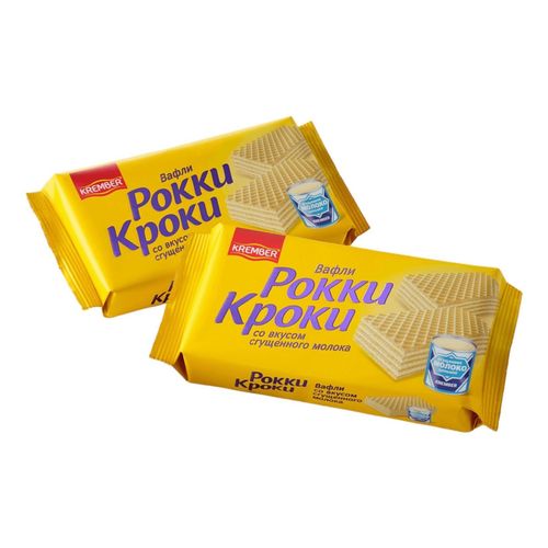 Вафли Krember Рокки Кроки со вкусом сгущенного молока 125 г