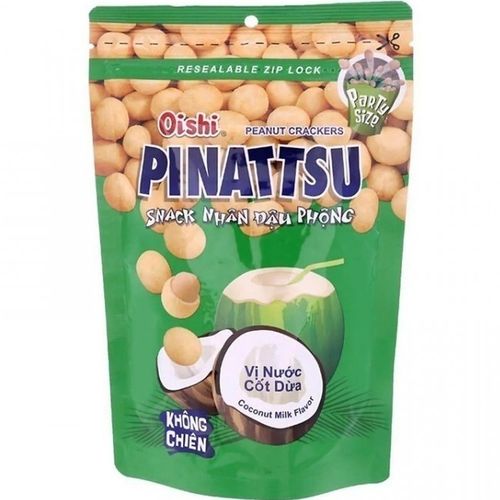 Снеки Oishi Pinattsu арахисовые со вкусом кокосового молока 85 г