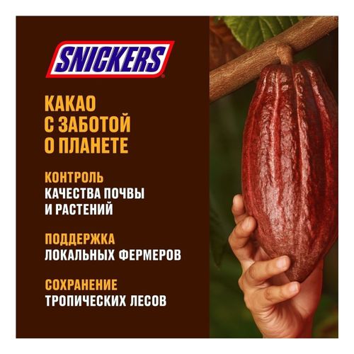 Конфеты шоколадные Snickers Minis с арахисом 180 г
