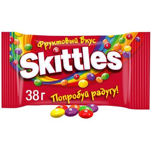 Конфеты драже Skittles фруктовые 38 г