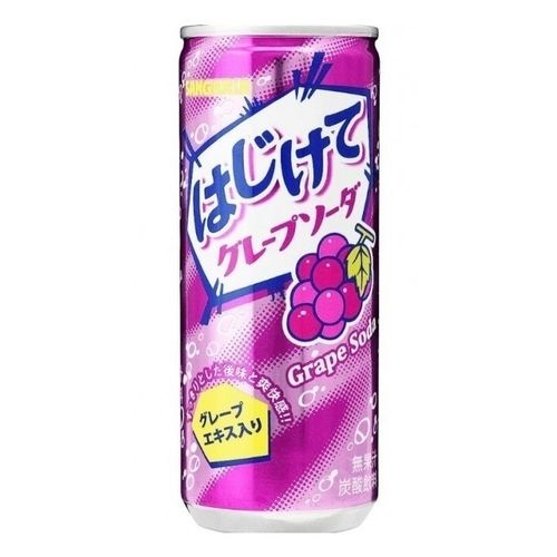 Газированный напиток Sangaria Grape Soda 250 мл