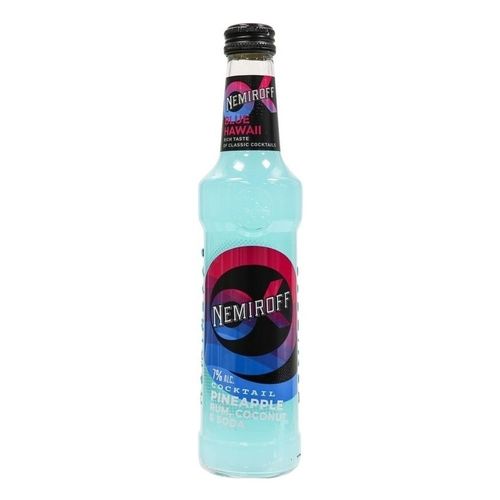 Пивной напиток Nemiroff Pineapple, rum & coconut flavour and aroma светлый фильтрованный пастеризованный 330 мл