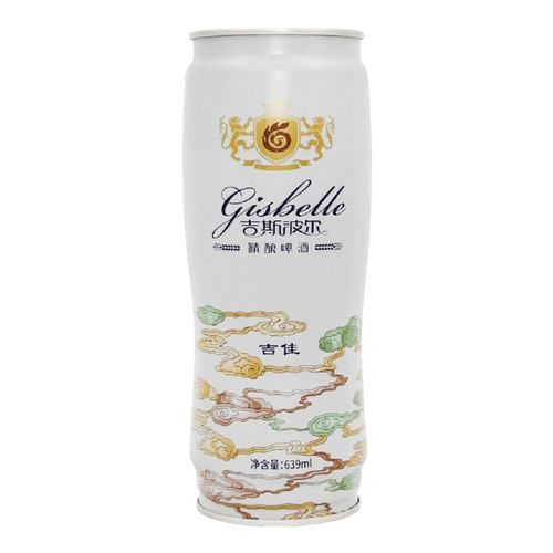 Пиво Gisbelle Whit Крафт светлое нефильтрованное пастеризованное 639 мл