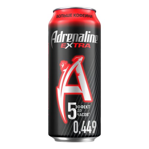 Энергетический напиток Adrenaline Rush Extra классический газированный 449 мл