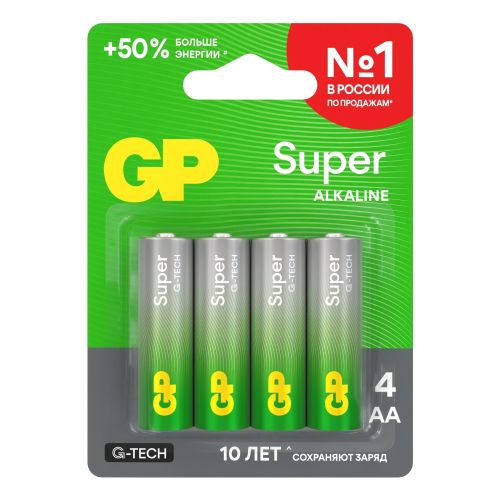 Батарейки GP Super AA LR6 4 шт