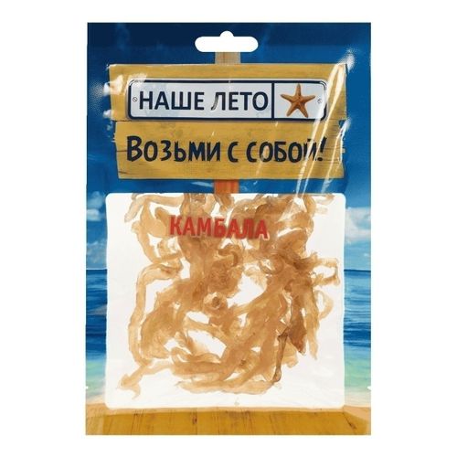 Камбала Наше лето вяленая кусочки 50 г