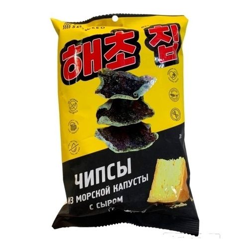 Чипсы из морской капусты Eat Seaweed с сыром 30 г