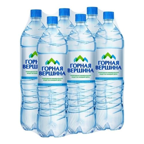 Вода минеральная Горная вершина негазированная 1,5 л