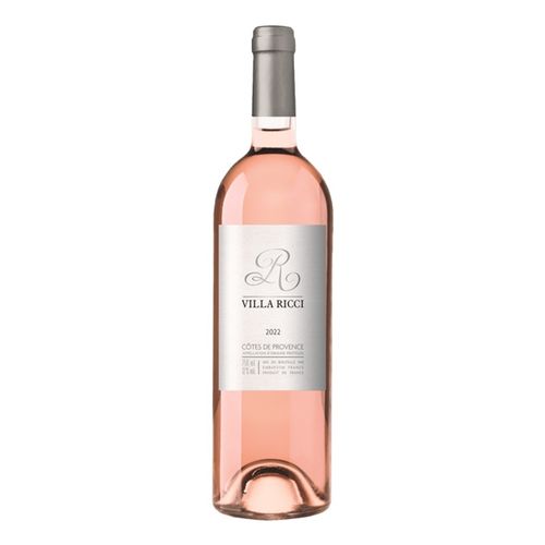 Вино Villa Ricci Cotes De Provence AOP Rose розовое сухое 750 мл Франция