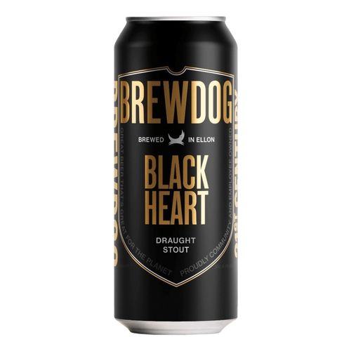 Пиво BrewDog Black Heart темное фильтрованное непастеризованное 0,44 л
