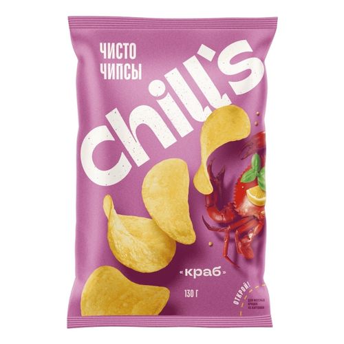 Чипсы картофельные Chill’s Краб 130 г