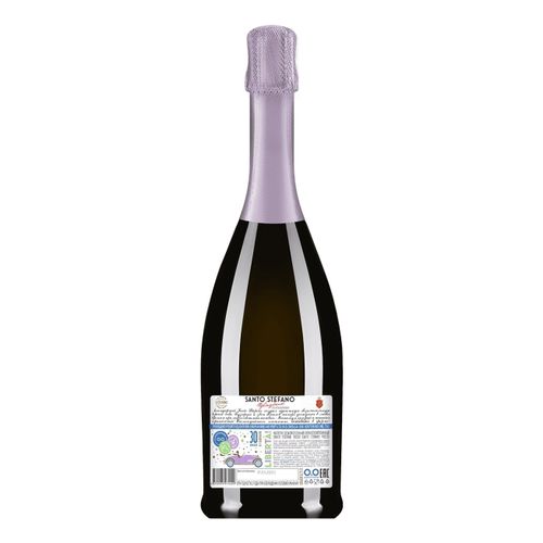 Вино игристое безалкогольное Santo Stefano Rosso Zero красное полусладкое 750 мл Россия