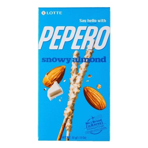 Соломка Lotte Pepero Снежный миндаль 32 г