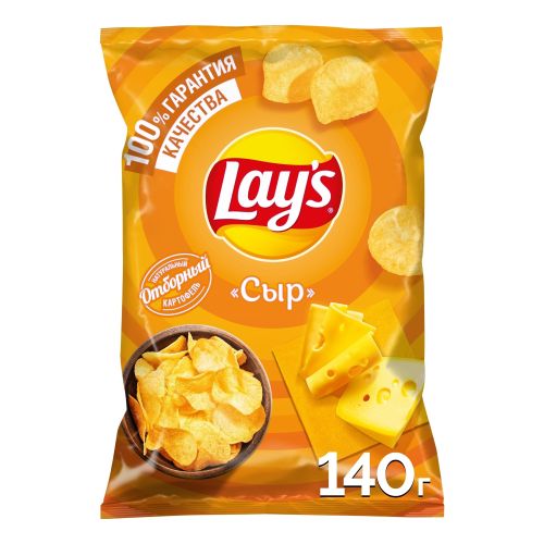 Чипсы картофельные Lay's сыр 140 г