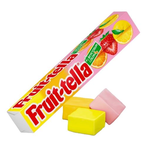 Конфеты жевательные Fruittella Ассорти клубника апельсин лимон 41 г