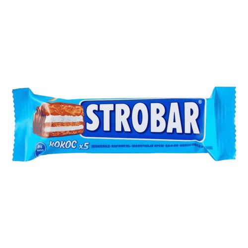 Батончик Strobar шоколадный с кокосом 40 г