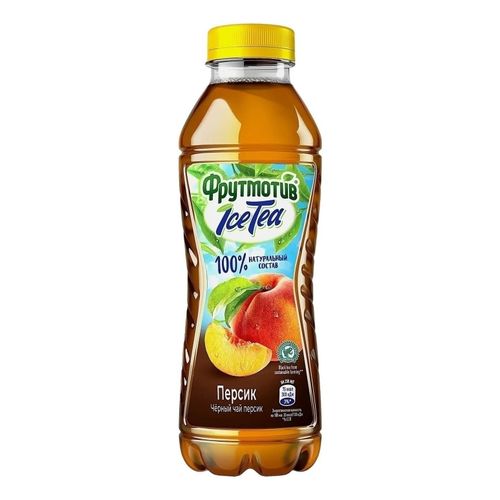 Холодный чай Фрутмотив черный с персиком 1 л