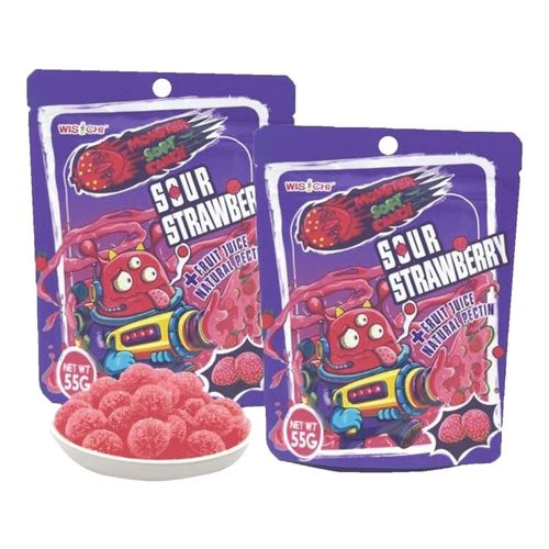 Конфеты мармеладные Monster Клубнику 55 г