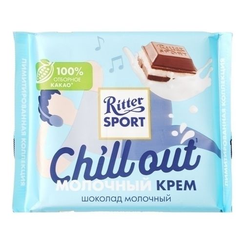 Шоколад Ritter Sport молочный крем 100 г