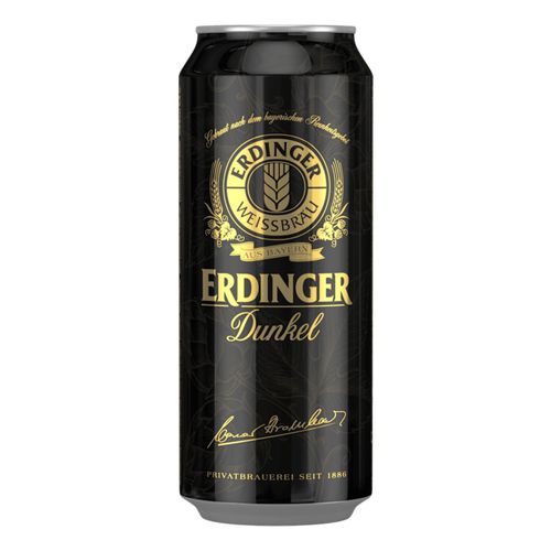 Пиво Erdinger Dunkel темное нефильтрованное непастеризованное 500 мл