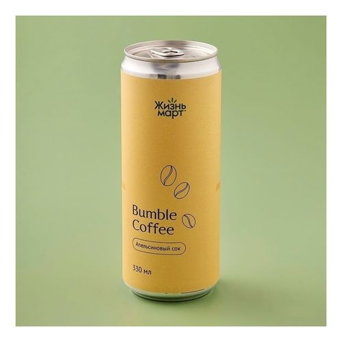 Напиток сокосодержащий Жизньмарт Bumble Coffee апельсиновый 330 мл