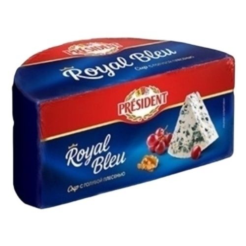 Сыр мягкий President Royal Blue с голубой плесенью 55% БЗМЖ 125 г