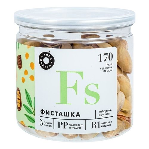 Фисташки Толк и Польза соленые жареные 130 г