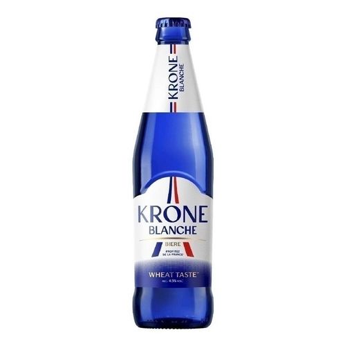 Пивной напиток Krone Blanche Biere стекло 450 мл