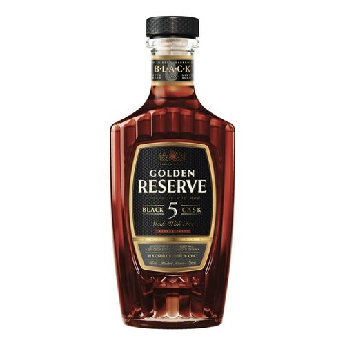 Коньяк Золотой Резерв Black Cask 5 лет 500 мл