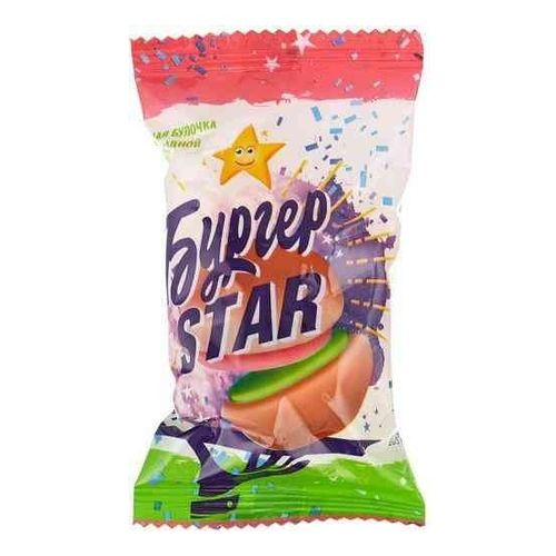 Зефир Бургер Star с мармеладной начинкой 20 г