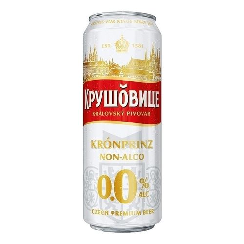 Пивной напиток безалкогольный Krusovice Нон-алко светлый нефильтрованный пастеризованный 430 мл