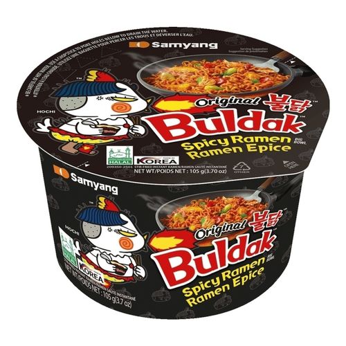 Лапша Samyang Hot Chicken Flavor со вкусом острой курицы и крем-карбонара 105 г