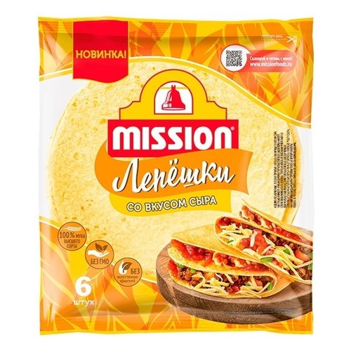 Тортильи Mission со вкусом сыра 250 г